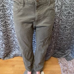 olive green dickies carpenter pants